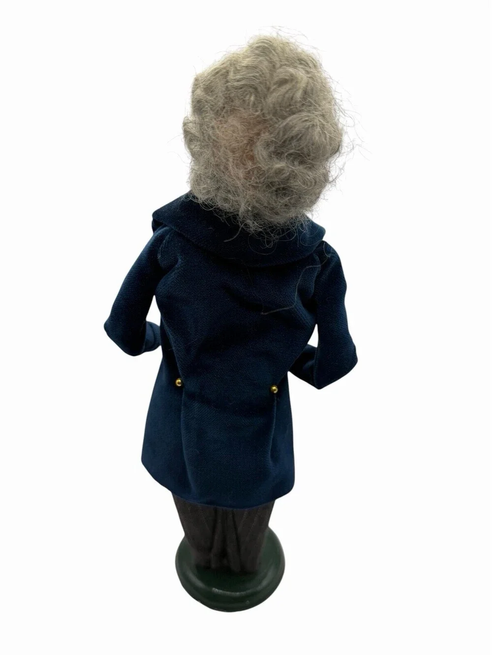 Byers Choice 2004 Conductor with Baton 13” Blue Coat SIGNED
